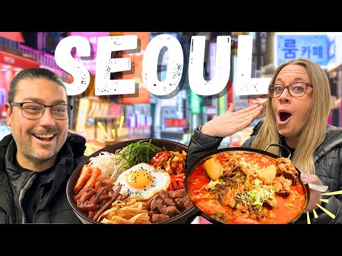 Americans Try KOREAN FOOD For the First Time In SEOUL!!