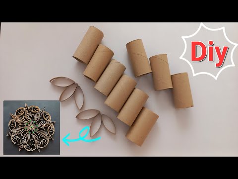 Smart recycling idea! See what I did with toilet paper rolls