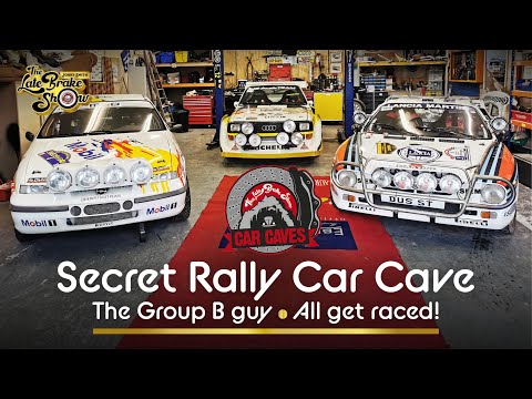 The perfect 80s Rally Car Cave - and they still get raced