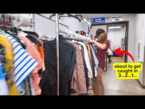 Caught Red Handed in Goodwill’s Back Room (worth it!!!)