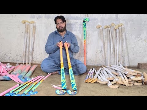 Amazing Process Of Making Wooden Hocky Stick|Mass Production Process|