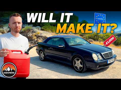 Can a £1,000 Mercedes CLK Survive a 1,500 Mile Road Trip?