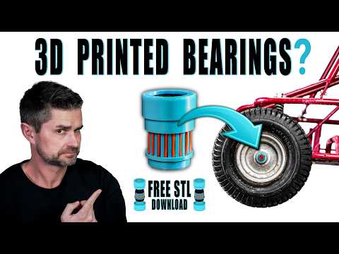 We 3D Printed FILAMENT BEARINGS for a Go-Kart. Will it work?