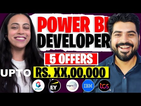 How she became Power BI Developer 😲 and earning 💸💸 LPA (without Coding)