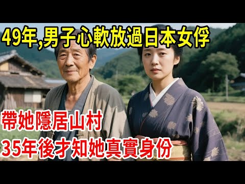 49年,男子心軟放過日本女俘,帶她隱居山村,35年後才知她真實身份#原創#情感
