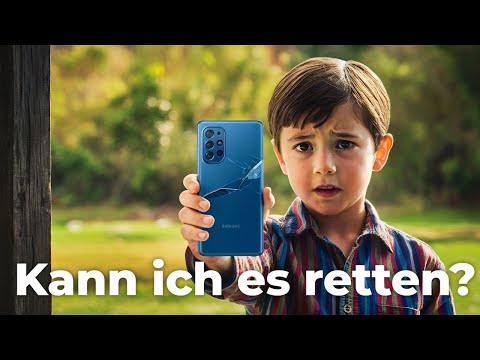 Samsung Galaxy A52: Kein Bild nach Sturz – Reparatur für Felix (9 Jahre alt)