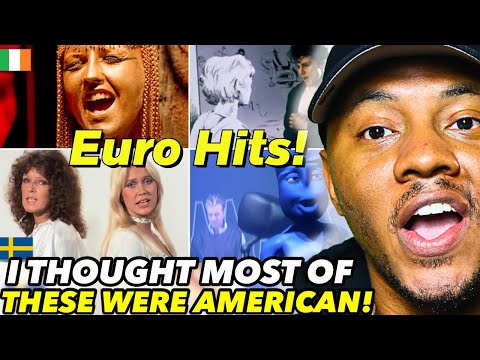 American Reacts to HUGELY Popular European Songs That Were Popular in America