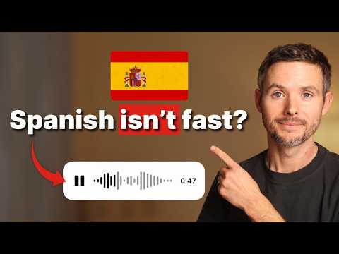 Spanish sounds fast, until you understand THIS (deep dive)
