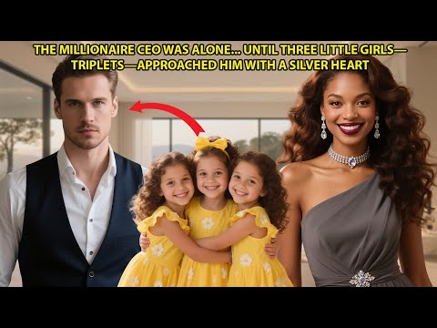 The Millionaire CEO Was Alone… Until Three Little Girls—Triplets—Approached Him With a Silver Hear