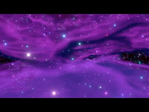Cosmic Mystery: ⭐️ 4K Deep Purple Space Background | Ambient Loop for Focus & Relaxation