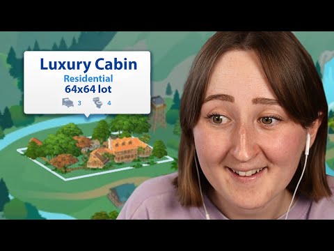 i built a GIANT luxury cabin on a 64x64 lot