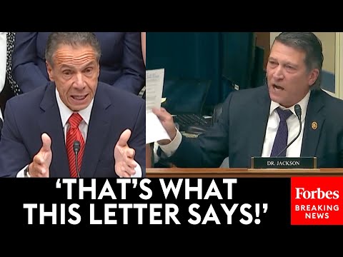 'I Have It In My Hand': Ronny Jackson Brings Receipts To Grill Andrew Cuomo About Nursing Home Order