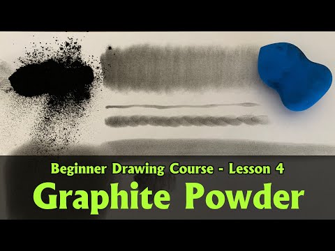 Drawing with Graphite Powder - 4 - Drawing for Beginners Course