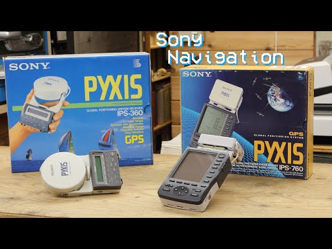 Sony Pyxis - Yes, Sony made handheld GPS Receivers in the 90's