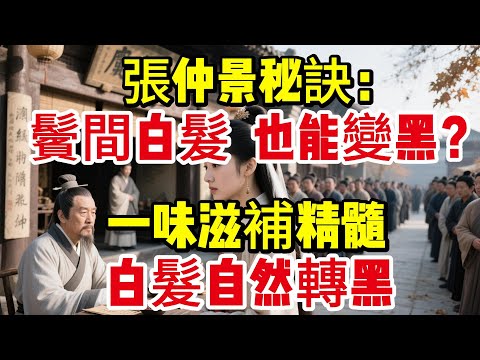 鬢間白髮也能變黑？張仲景秘訣：一味滋補精髓，白髮自然轉黑|養生|健康人生|老年健康|打坐冥想|道家|佛教 |修心修行|禪悟人生 |南無阿彌陀佛|談佛道安
