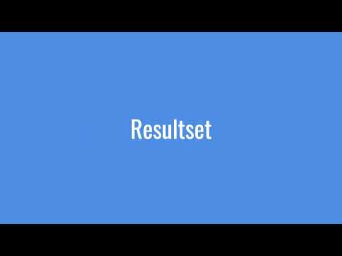 Resultset