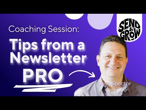 Coaching Session: Tips from a Newsletter Pro — with Josh Spector of For The Interested