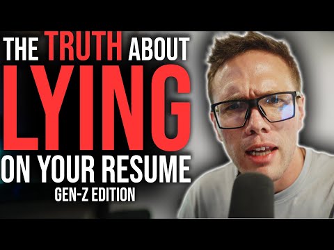 WHY EVERYONE IS LYING ON THEIR RESUME!