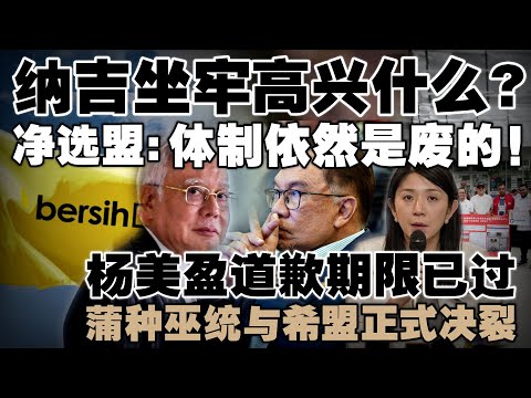 法院还了公道，腐败还留在布城？净选盟：首相仍握生杀大权，改革彻底卡关！杨美盈道歉期限已过，蒲种巫统与希盟正式决裂