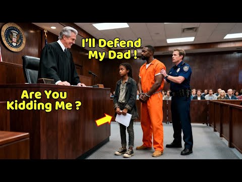 Little Black Girl Told the Judge, “I’ll Defend My Dad” — They Laughed, Then Everything Changed