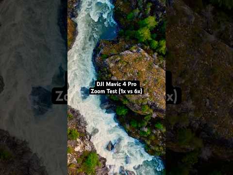 DJI Mavic 4 Pro Zoom Test: 1x vs 6x