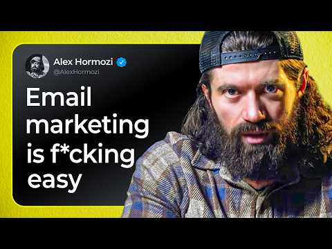 Alex Hormozi's $100M Email Marketing Strategy