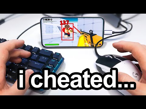 I CHEATED in a MOBILE ONLY Clan Tryout...