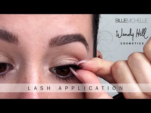 LASH APPLICATION *the new & improved way* - Wendy Hill Cosmetics - Billie Michelle Makeup Arti