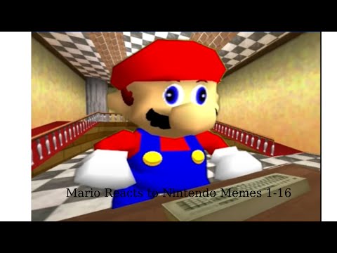Mario reacts to Nintendo Memes 1-16 (UPDATED) (All credits goes to @SMG4 )