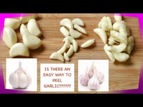 Best Way to Peel Garlic | Most efficient / easiest method to peel garlic