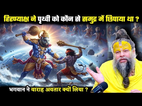 हिरण्याक्ष ने पृथ्वी को कौन से समुद्र में छिपाया था? श्री प्रेमानंद जी महाराज 