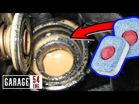 Flushing emulsion from the cooling system using dishwasher tablets - will it work?