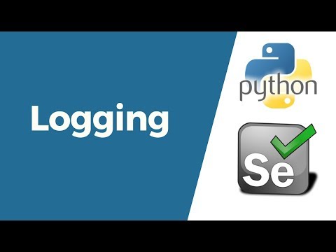 Selenium with Python Tutorial 29-Logging | Generate log file