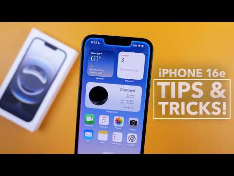 iPhone 16e Tips/Tricks for Getting Started!
