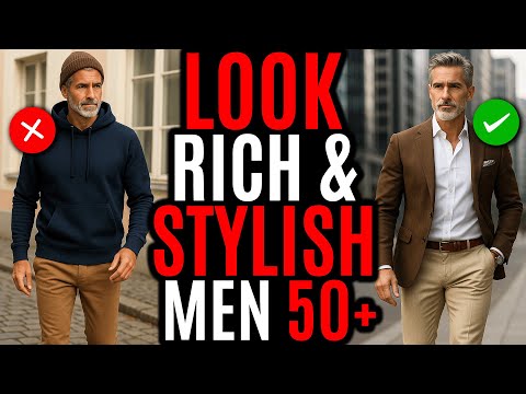 15 Simple Upgrades to Dress like a RICH MAN - Men 50+