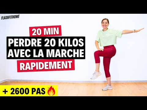 MARCHE ACTIVE pour PERDRE 20 KILOS rapidement à la maison | Marine BIREN - FlashFitHome