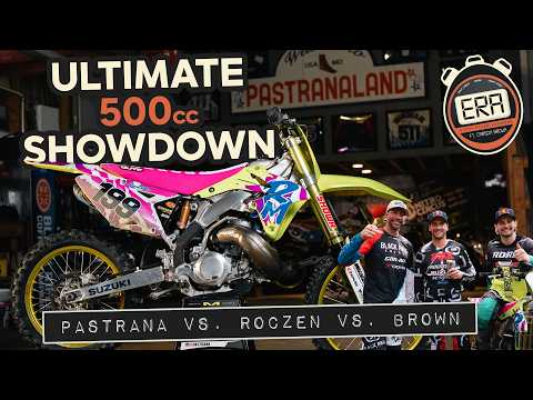 Can Pastrana Beat Ken Roczen and Carson Brown on the RMZILLA 500cc?!