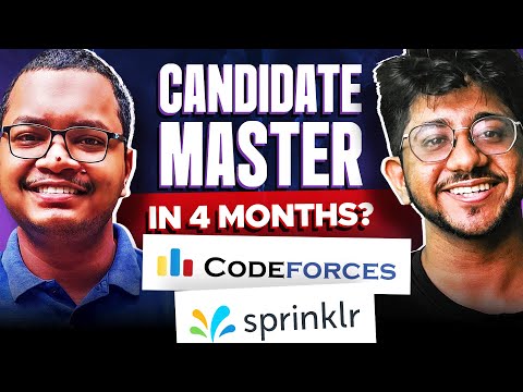 How did he crack Sprinkler from Non-Circuital and became CM on Codeforces | Podcast with Students