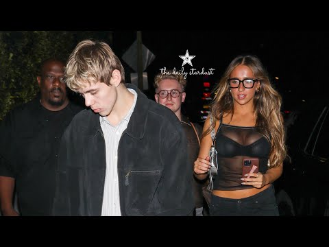 Tate McRae & Kid Laroi Can't Stop Kissing While Out In Hollywood