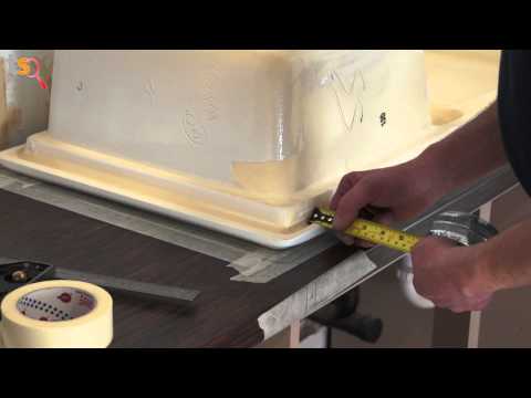 Tommy's Trade Secrets - How to Cut a Sink into a Laminate Worktop