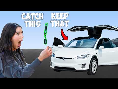 If You Catch The Keys, You Keep The Tesla!