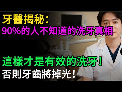 活了60年，才知道的洗牙真相！牙醫警告：口臭、牙齒鬆動，都是它惹的禍！再不洗就晚了！#健康知识#老年健康#健康养生#健康之眼