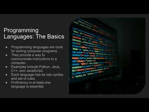 Introduction to Computer Science - Slideshow Digital Audio Presentation