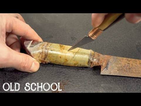 松壽 Broken Japanese Kitchen Knife Restoration | Amazing Outcome
