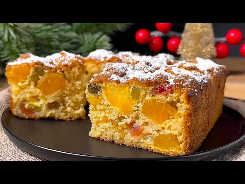 New Year's Orange pie for a festive feast! The fragrance will drive you crazy! 🎄🍊