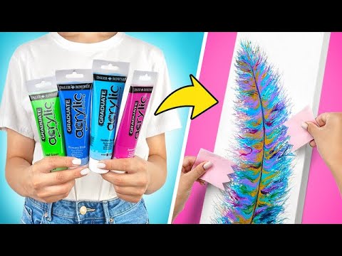 Drawing Fascinating Picture With Napkins