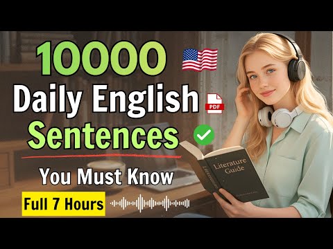 10000 English Sentences for Fast Fluency | 7 Hours of Full Speaking Practice