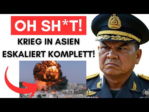 Thailand fliegt Luftangriffe auf Kambodscha (385.000 Menschen evakuiert)