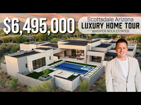 TOUR A $6.5M Scottsdale Luxury Home In Arizona | Whisper Rock Estates | Robert Godridge Realtor