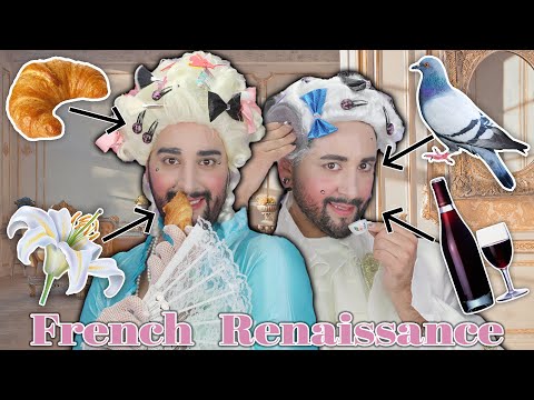 French Renaissance...Kind Of. Historically Accurate Skincare & Makeup Routine  💜🖤 The Welsh Twins